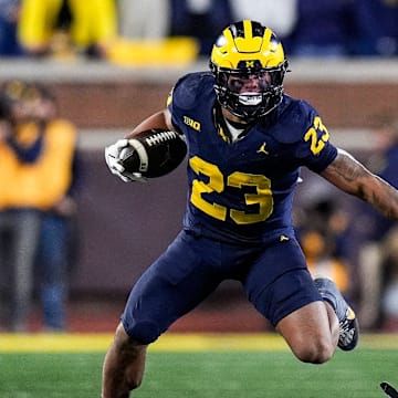 Michigan running back Jordan Marshall