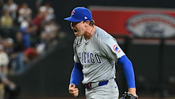 Chicago Cubs pitcher Keegan Thompson
