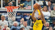 Mar 23, 2018; Indianapolis, IN, USA; Indiana Pacers guard Glenn Robinson III (40) shoots the ball in the first half against the LA Clippers at Bankers Life Fieldhouse. Mandatory Credit: Trevor Ruszkowski-Imagn Images
