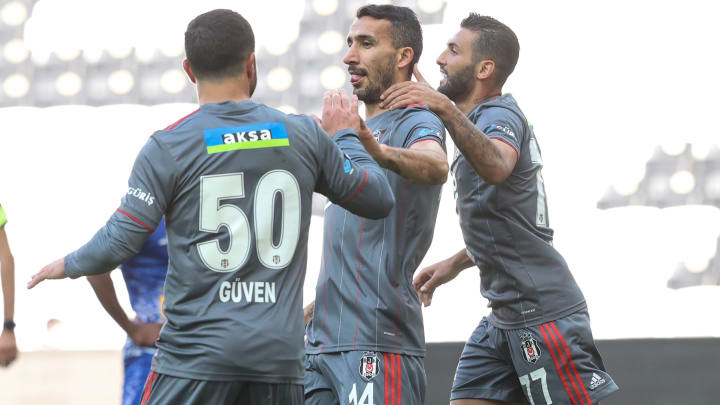 Beşiktaş oyuncularının gol sevinci Beşiktaş oyuncularının gol sevinci