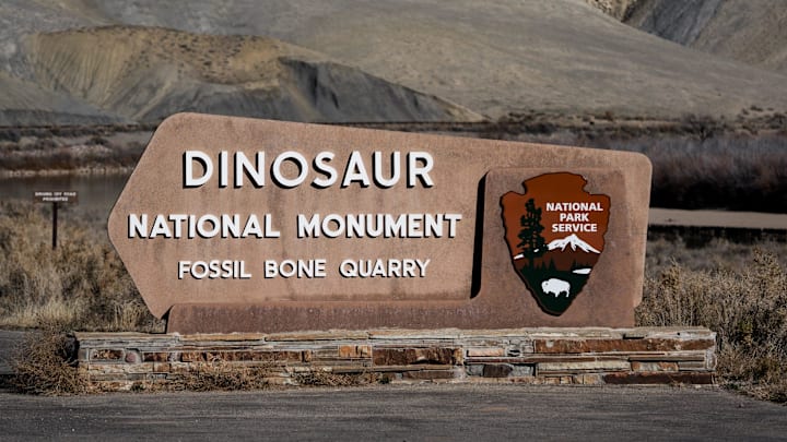 Visitors to the Dinosaur National Monument Fossil Bone Quarry can handle the fossilized remains of dinosaurs that once walked this area on what's now the Colorado-Utah border.

Xxx Th Dinosaur National Monument897