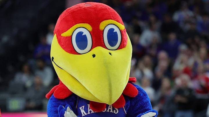 Kansas basketball mascot Big Jay