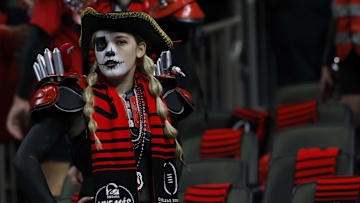 Jan 2, 2025; New Orleans, LA, USA; A Georgia Bulldogs fans in the stands Mandatory Credit: Geoff Burke-Imagn Images