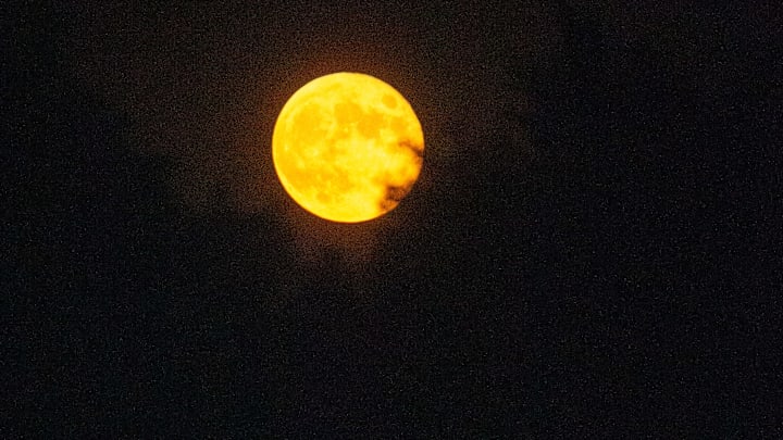 This full moon rose over a Perry-Lecompton High School football game on Sept. 29, 2023, but it would have been perfect for Friday, Oct. 11, 2024.