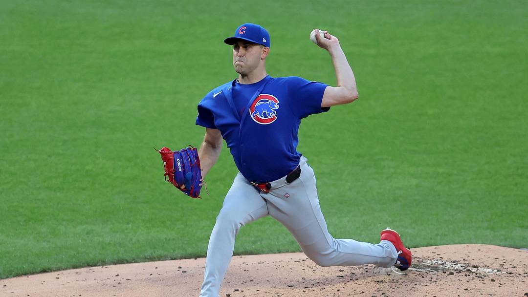 Jun 25, 2026; New York City, New York, USA; Chicago Cubs starting pitcher Matthew Boyd (16) pitches against the New York Mets during the second inning at Citi Field.