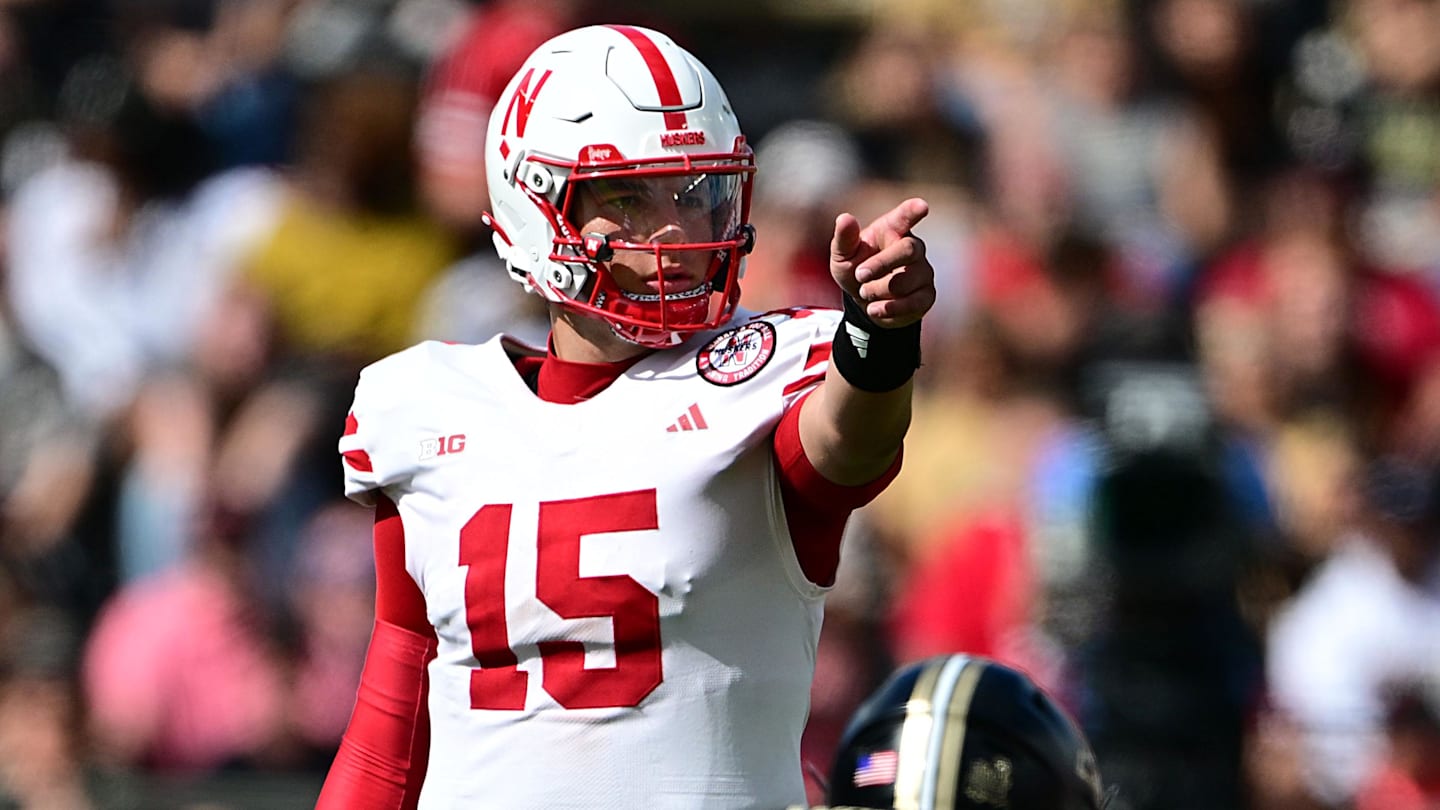 Nebraska vs. Indiana score prediction by expert college football model