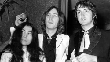 Yoko Ono, John Lennon, and Paul McCartney