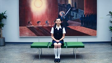 Sarah Bock in "Severance," now streaming on Apple TV+.