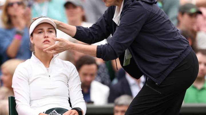 Anna Kalinskaya at Wimbledon 2024