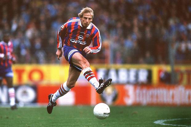 Jürgen Klinsmann Bavaria Munich Jürgen Klinsmann Bavaria Munich