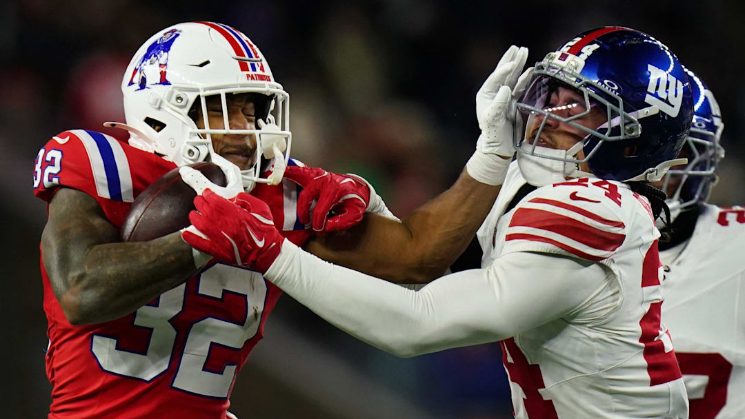 Patriots running back TreVeyon Henderson has dominated the second half of the season. Patriots running back TreVeyon Henderson has dominated the second half of the season.