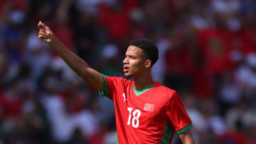 Morocco v United States: Men's Football Quarterfinal - Olympic Games Paris 2024: Day 7 Richardson in action at the Olympic Games