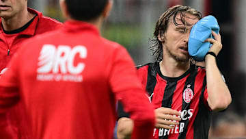 Luka Modric mit einem doppelten Bruch