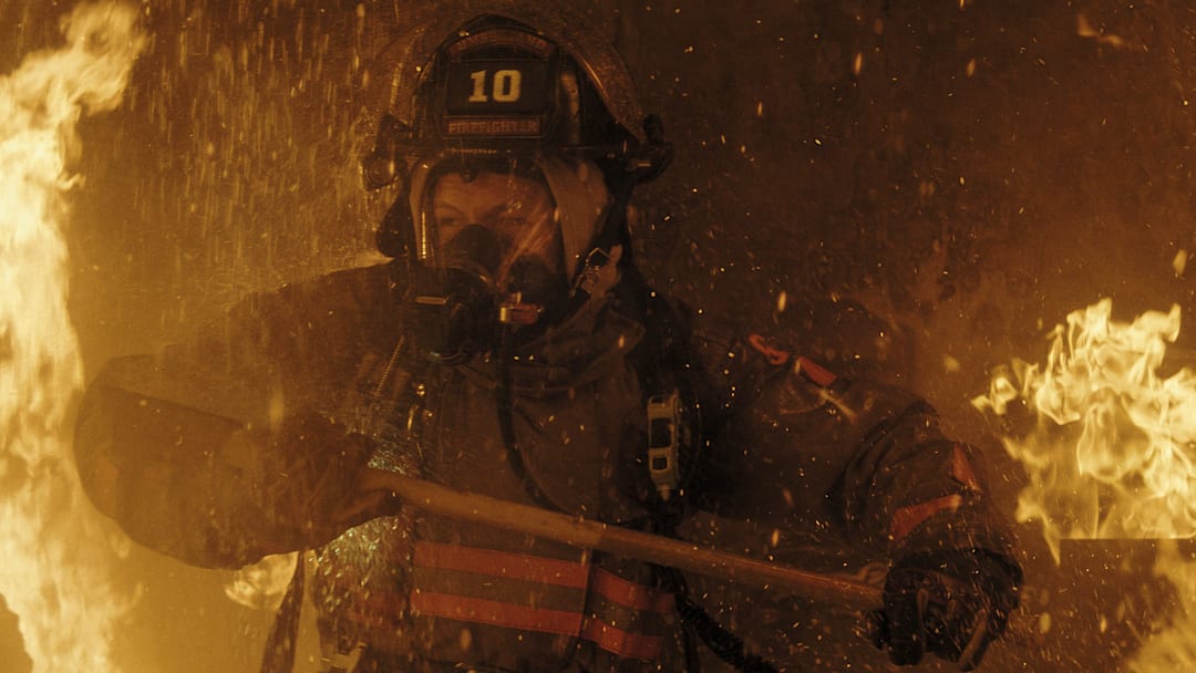 Taron Egerton in "Smoke," premiering June 27, 2025 on Apple TV+