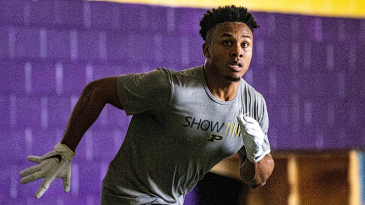 Former Trinity High (Ky.) star Rondale Moore, during pre-draft workouts in 2020, has died after what is believed to be a self-inflicted gunshot wound.