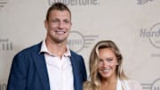 Rob Gronkowski, Camille Kostek at the 2025 SI Swimsuit Issue launch party