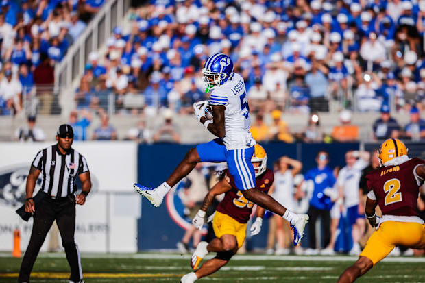 BYU wide receiver Darius Lassiter against Arizona State