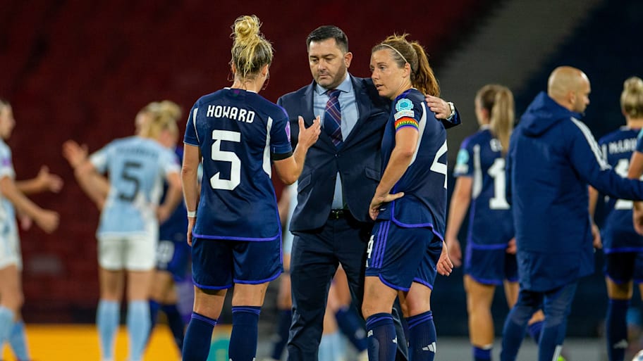Pedro Martinez Losa coaching Scotland.