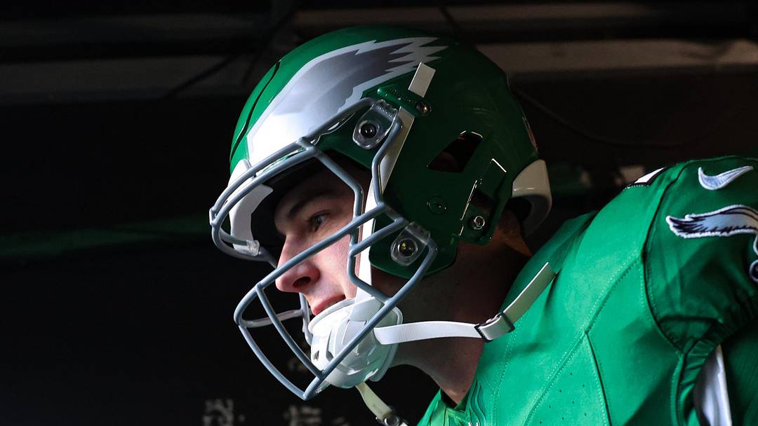 Philadelphia Eagles quarterback Tanner McKee Philadelphia Eagles quarterback Tanner McKee