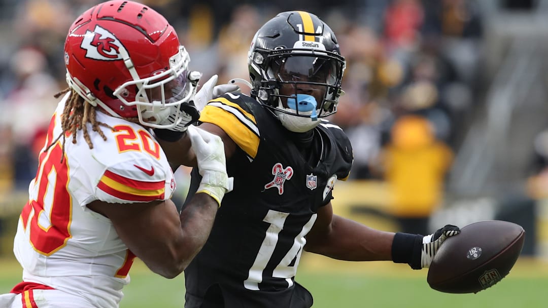 Dec 25, 2024; Pittsburgh, Pennsylvania, USA;  Pittsburgh Steelers wide receiver George Pickens.
