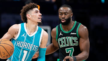 Boston Celtics, Charlotte Hornets, Jaylen Brown, Celtics injury report, LaMelo Ball