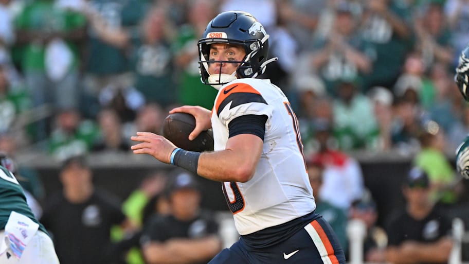 Denver Broncos quarterback Bo Nix