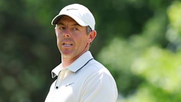 Rory McIlroy during the final round of the 2025 PGA Championship at Quail Hollow Club