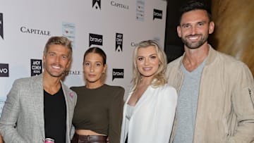 Summer House stars Kyle Cooke, Amanda Batula, Carl Radke, andLindsay Hubbard