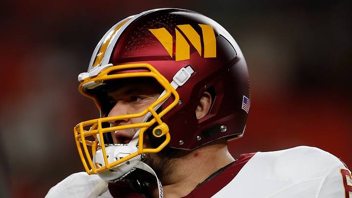 Washington Commanders offensive lineman Nick Allegretti