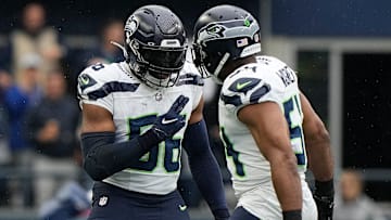 Jordyn Brooks and Bobby Wagner of the Seattle Seahawks