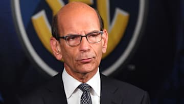 College football analyst Paul Finebaum argues against including G5 schools such as Tulane and James Madison in the College Football Playoff.