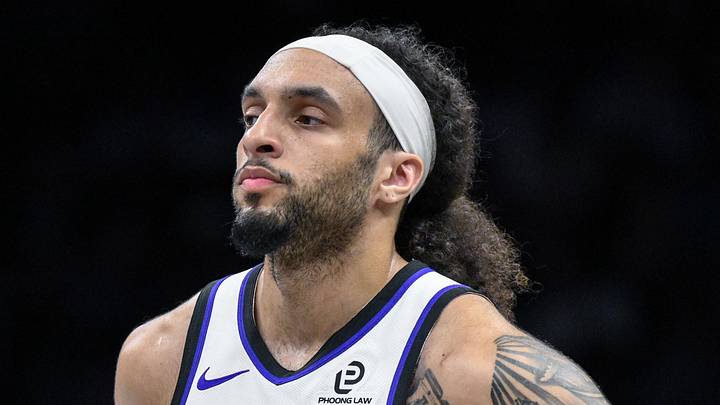 Mar 29, 2026; Brooklyn, New York, USA; Current Boston Celtics and former Sacramento Kings guard Devin Carter (22) during the first half against the Brooklyn Nets at Barclays Center. Mandatory Credit: John Jones-Imagn Images