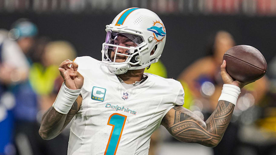 Miami Dolphins quarterback Tua Tagovailoa 