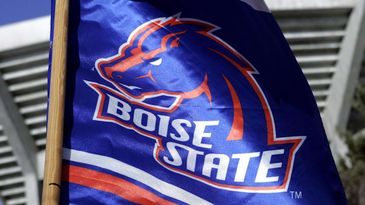 Boise State flag. Boise State flag.