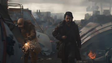 Cassian Andor (Diego Luna) in Lucasfilm's ANDOR, exclusively on Disney+. ©2022 Lucasfilm Ltd. & TM. All Rights Reserved.