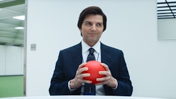 Adam Scott in "Severance," premiering January 17, 2025 on Apple TV+.