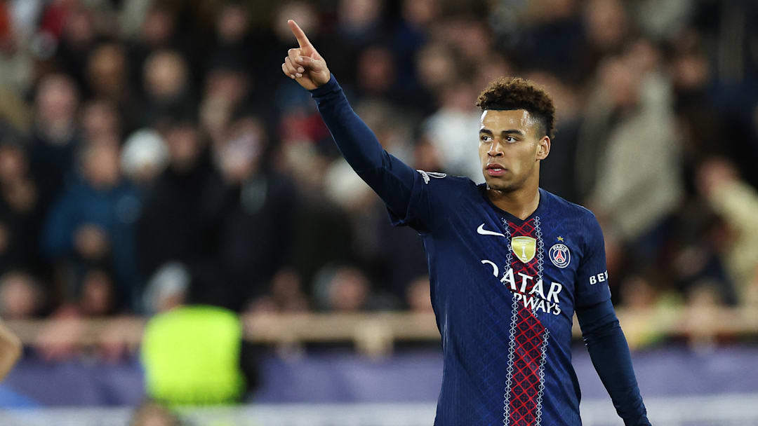 Désiré Doué et le PSG se sont imposés contre l'AS Monaco mardi soir en barrage aller de Ligue des Champions (3-2)