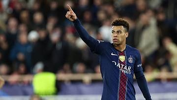 Désiré Doué et le PSG se sont imposés contre l'AS Monaco mardi soir en barrage aller de Ligue des Champions (3-2) Désiré Doué et le PSG se sont imposés contre l'AS Monaco mardi soir en barrage aller de Ligue des Champions (3-2)
