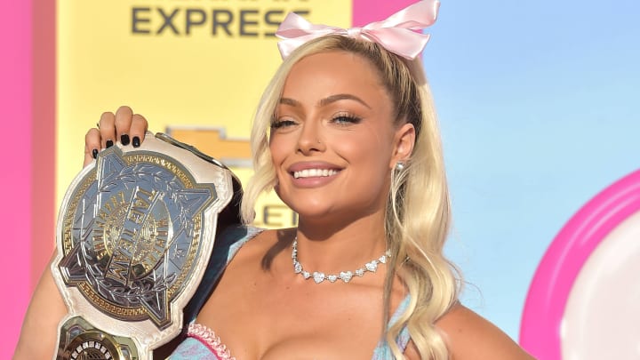 Liv Morgan at the world premiere of "Barbie" at the Shrine Auditorium in Los Angeles.