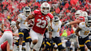 Wisconsin star running back Jonathan Taylor is powerful