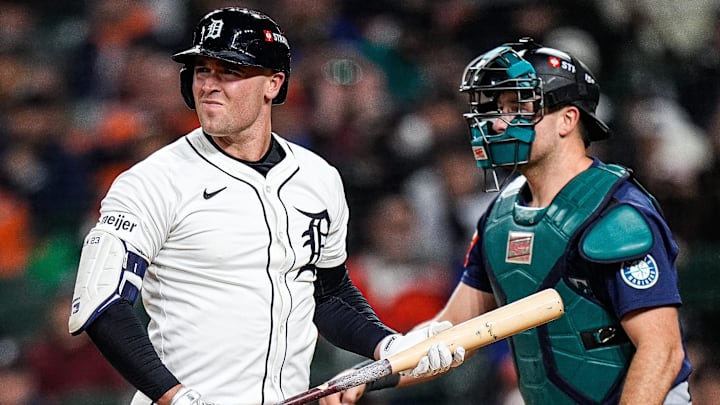 Kerry Carpenter and Cal Raleigh are good bets to go deep on Friday night. Kerry Carpenter and Cal Raleigh are good bets to go deep on Friday night.