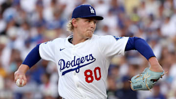 Emmet Sheehan - San Diego Padres v Los Angeles Dodgers