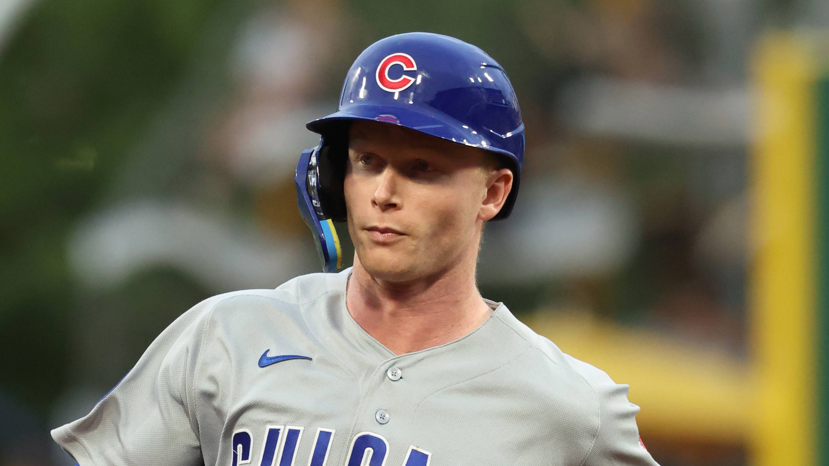 Jul 24, 2026; Pittsburgh, Pennsylvania, USA; Chicago Cubs center fielder Pete Crow-Armstrong (4) circles the bases on a solo home run against the Pittsburgh Pirates during the sixth inning at PNC Park. Mandatory Credit: Charles LeClaire-Imagn Images