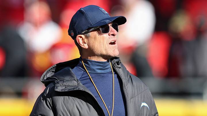 Los Angeles Chargers head coach Jim Harbaugh