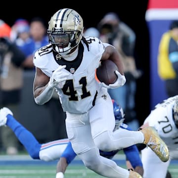 New Orleans Saints running back Alvin Kamara.
