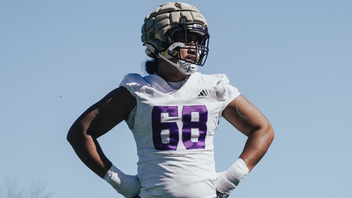 Soane Faasolo has put on 30 pounds since Jedd Fisch's staff took over the UW. 