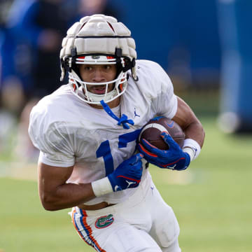 Florida Gators wide receiver Chimere Dike hopes to follow in Ricky Pearsall's footsteps with his final year in college.