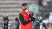 Nov 8, 2025; Honolulu, Hawaii, USA; San Diego State Aztecs head coach Sean Lewis.