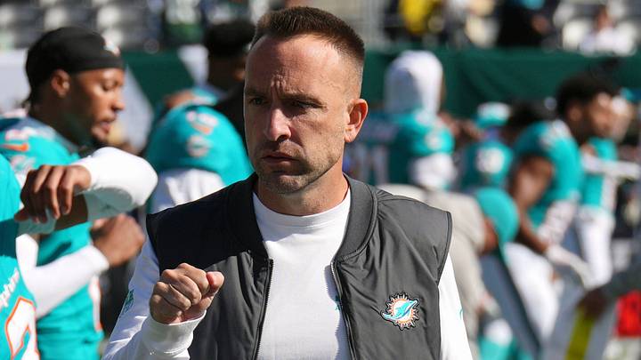 Miami Dolphins head coach Jeff Hafley