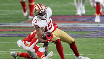 San Francisco 49ers wide receiver Jauan Jennings (15)